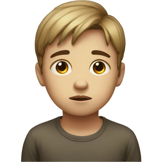 sad child emoji