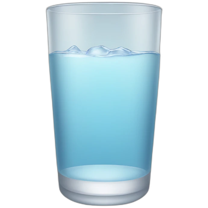 empty glass of water emoji