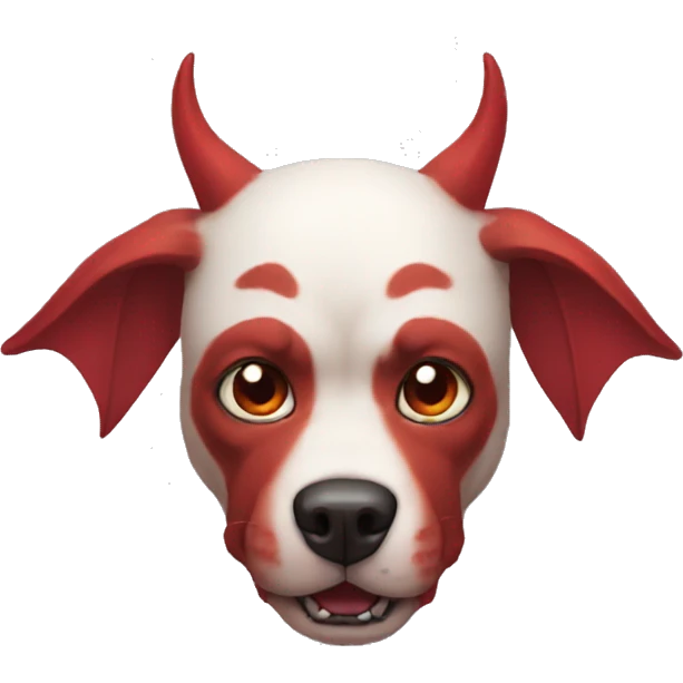 Dog devil emoji