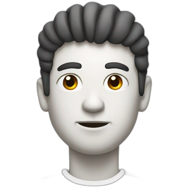 Barcelona with white face emoji