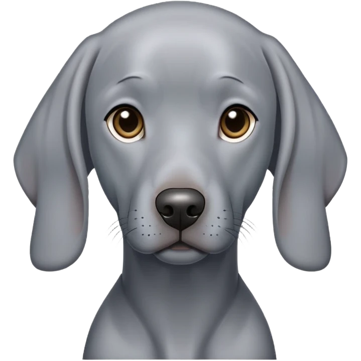 Blue Weimaraner  emoji
