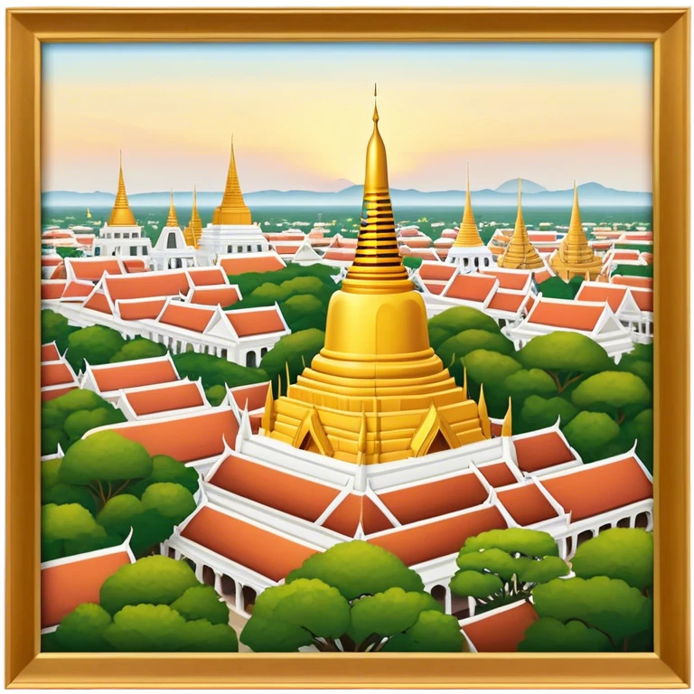 ​Cinematic Realistic Nakhon Pathom, Thailand, depicted as a historic cityscape dominated by the iconic Phra Pathom Chedi, surrounded by lush gardens, bustling local markets, and traditional Thai architecture, bathed in warm golden light and rendered with rich textures that capture its cultural and historical significance, emoji