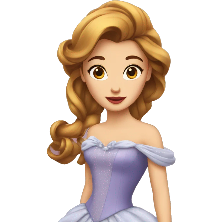 belle in dress emoji