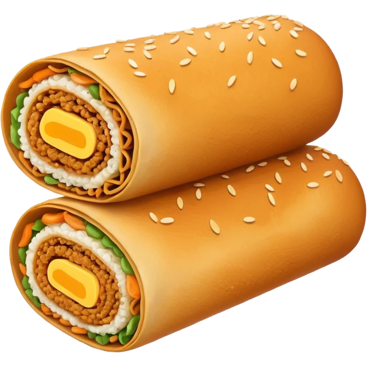 Egg roll emoji