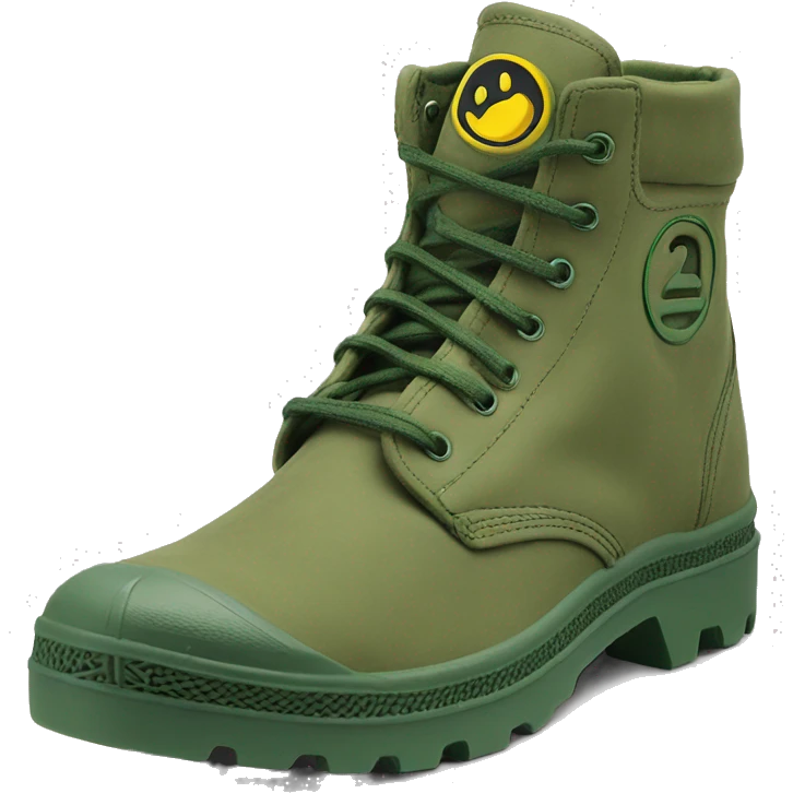Original Palladium pampa low Mens Boot Green emoji