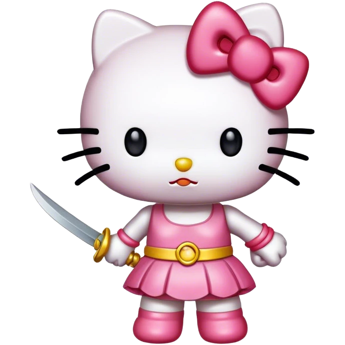 Hello kitty fighting  emoji