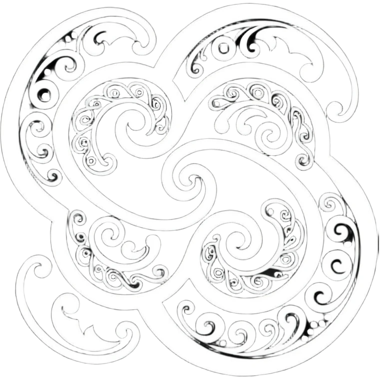 Unity Māori koru design at top emoji