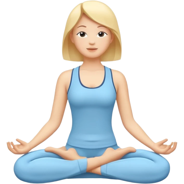 Yoga Breathing 3d Icon with color of A781F3
Make it light colro  emoji