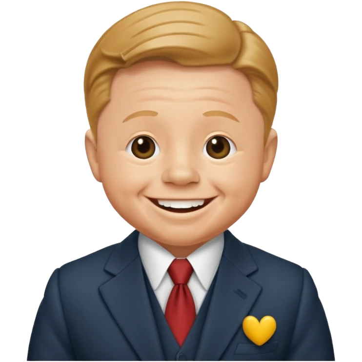 Mickey Rooney with suit emoji
