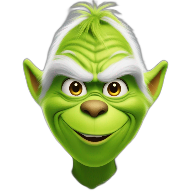 grinch happy emoji