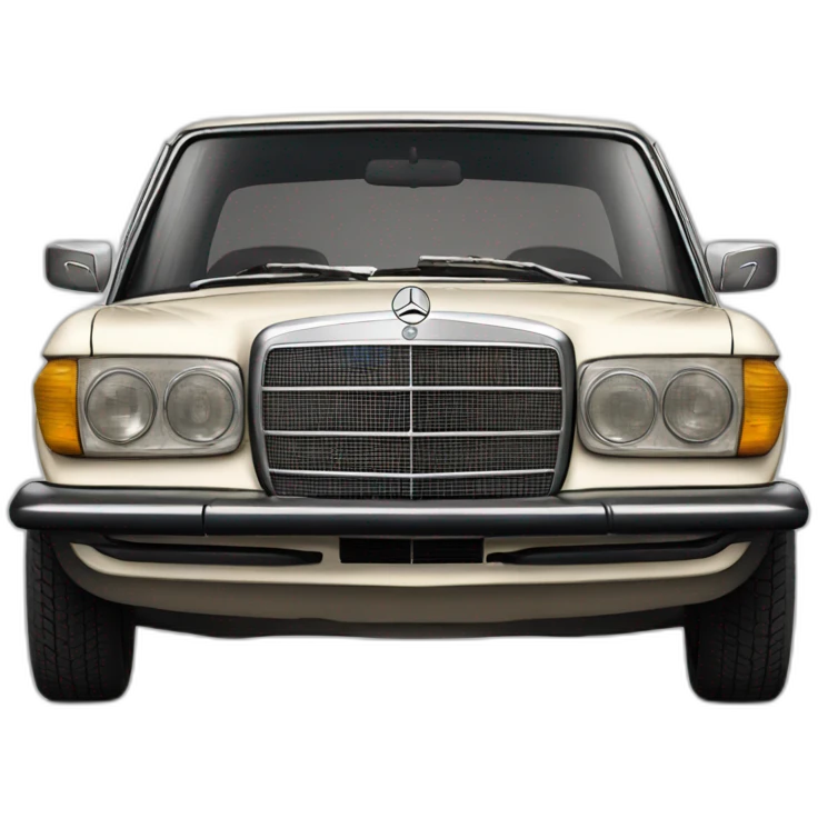 old mercedes benz w115 emoji