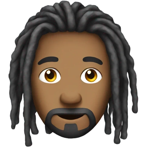 nonchalant dreadhead emoji