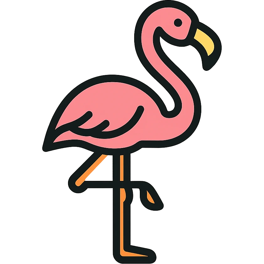flamingo emoji