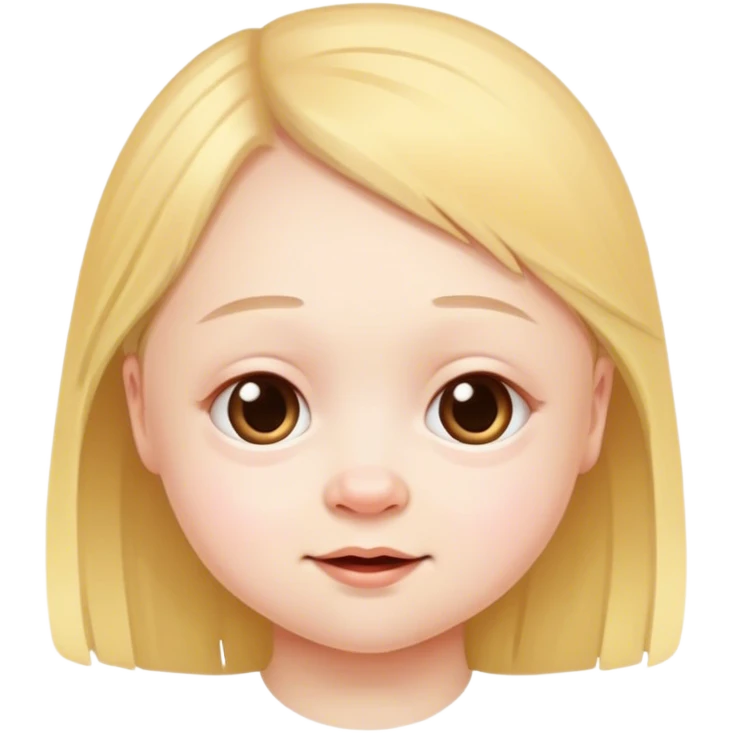 Girl with Down syndrome emoji