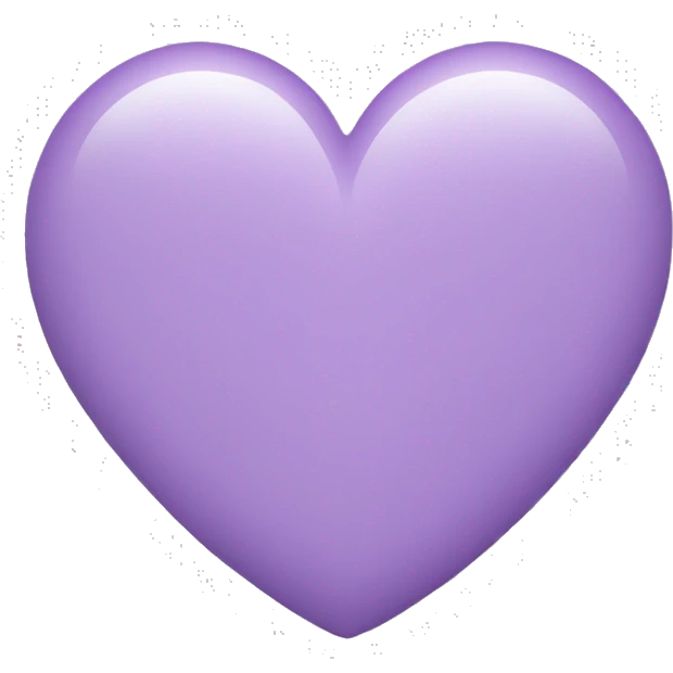 light purple heart emoji