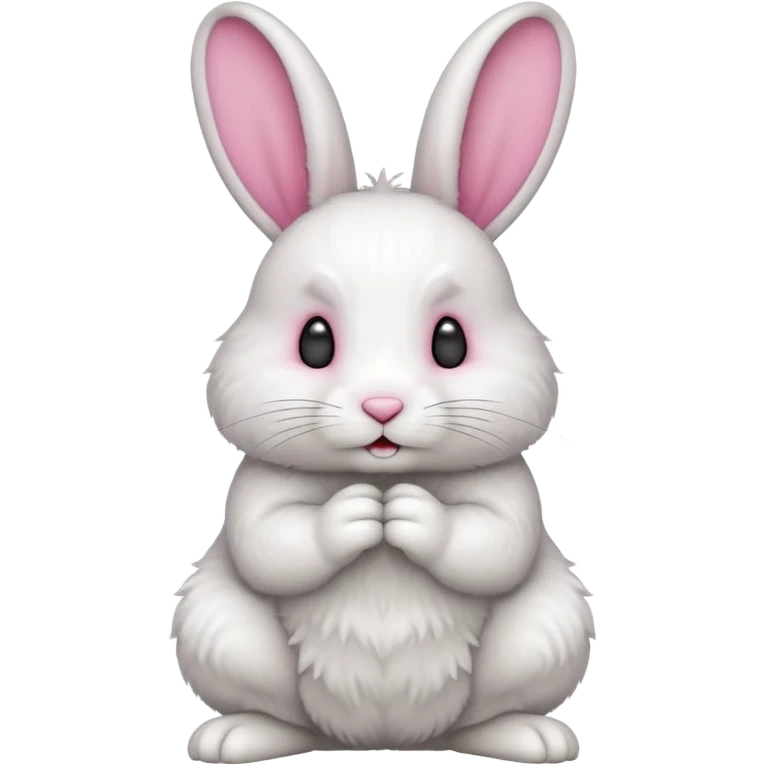 squatting rabbit emoji