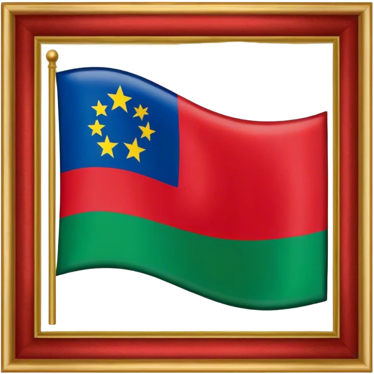 MARTINIQUE drapeau (red, green, black) emoji