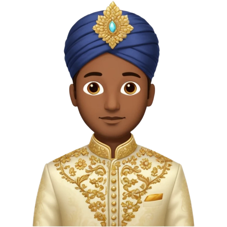 North indian groom emoji