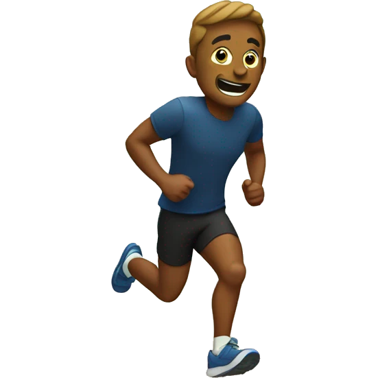Running through the woods  emoji