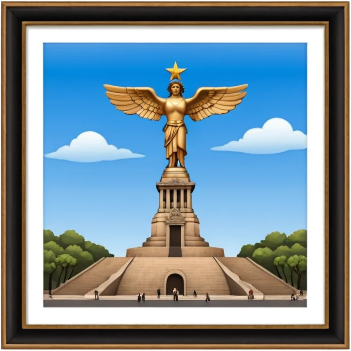 el angel de la independencia monumento(mexico) emoji