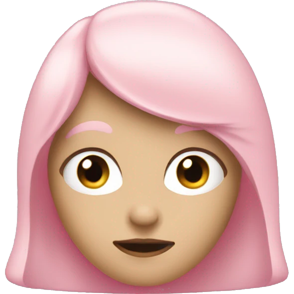 Pale pink bonh emoji