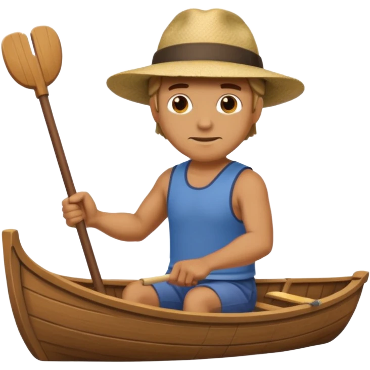 man rowing boat emoji