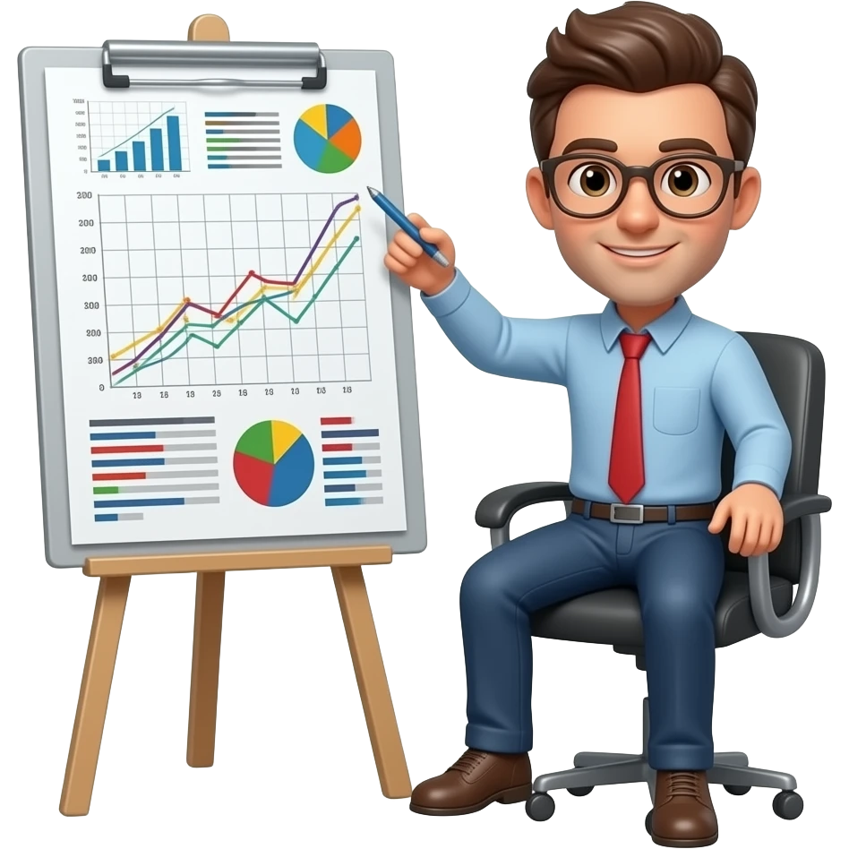 complicated work with chart emoji