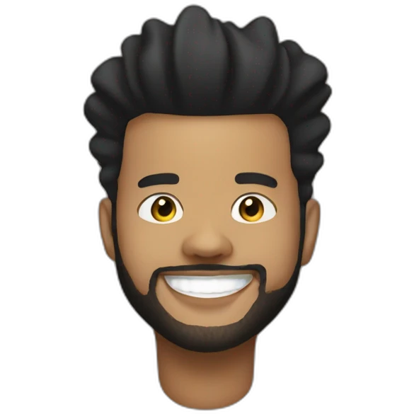 the weeknd smile emoji