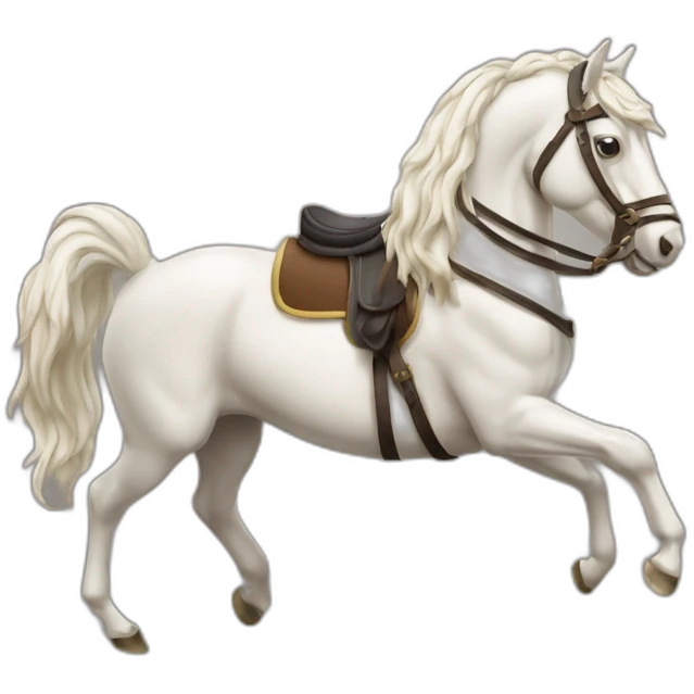 Cheval qui saute emoji