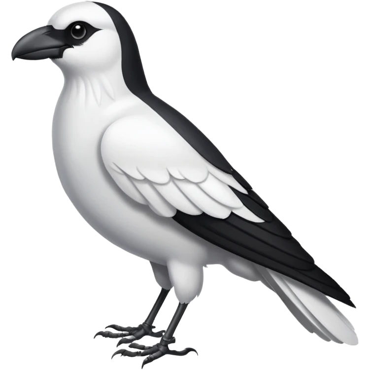 White crow emoji