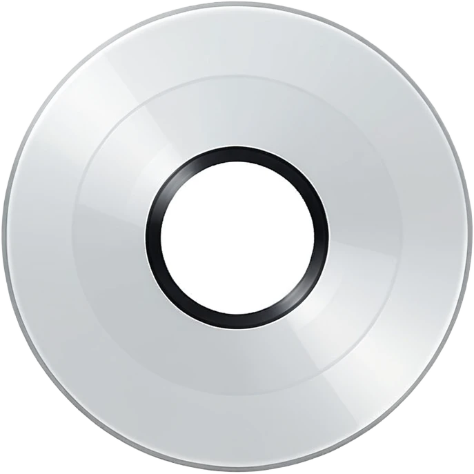 white vinyl record emoji