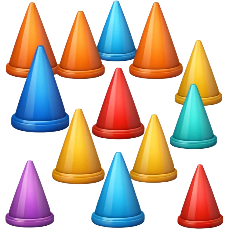 cone caps object emoji