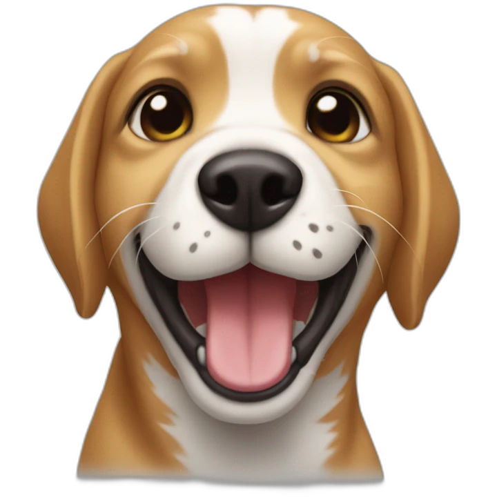 Perrito pequeño feliz  emoji