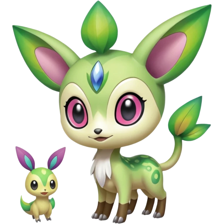 Meloetta-Celebi-Skiddo-Pokémon-Fakémon-creature emoji