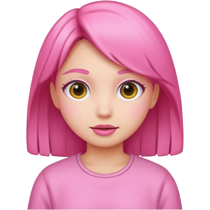 Pink girl emoji