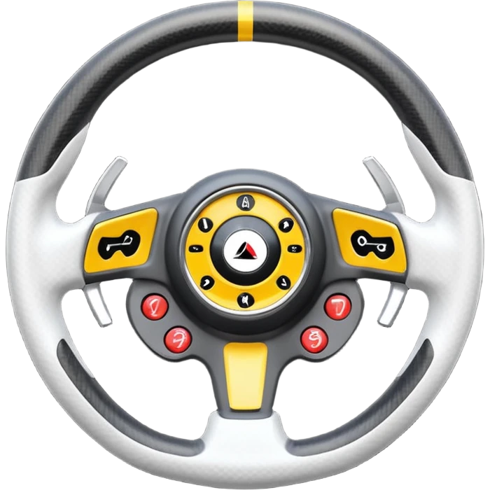 F1 steering wheel emoji