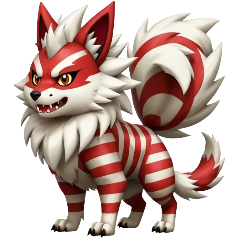 Zigzagoon-Arcanine-Zangoose-Hybrid (Full body) emoji