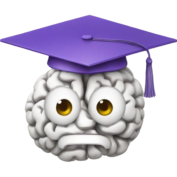 brain with Graduation Cap emoji