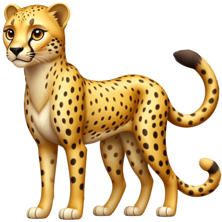 cinematic-cheetah-realistic-full-body-standing-emoji,-slim-and-athletic-frame-poised-for-action,-long-tail-curving-slightly,-head-tilted-dramatically,-sleek-golden-fur-with-black-spots,-piercing-amber-eyes,-simplified-yet-realistic-focused-features,-highly-detailed,-glowing-with-an-almost-sarcastic-glow emoji