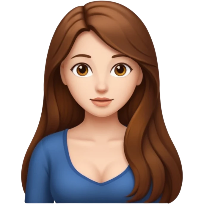 Large chested woman  emoji