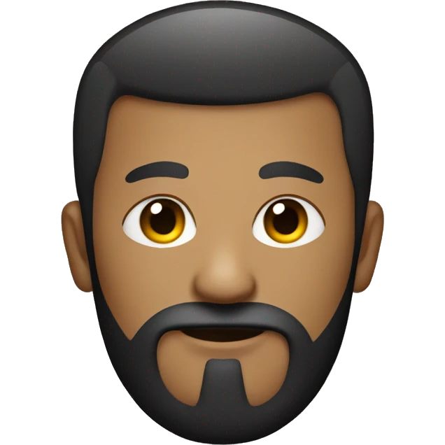 Man with a beard and a black Mohawk and a septum in nose  emoji