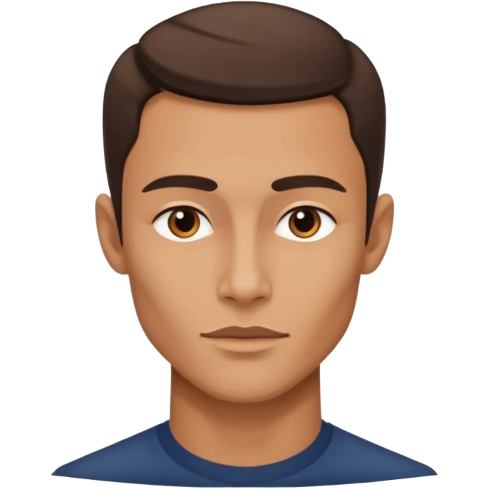 A person who has the sharpest jawline emoji