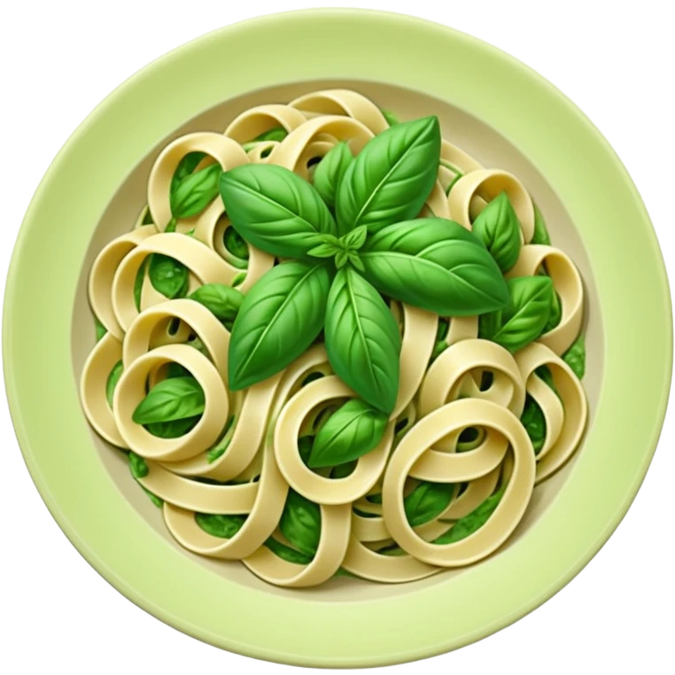 green pesto pasta emoji
