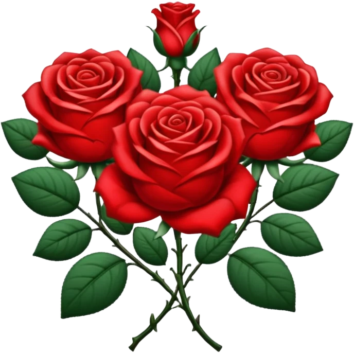 brasão com rosas condessa vermelha emoji