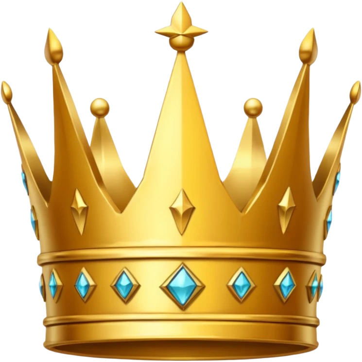 golden crown that has a giant crack down the middle emoji