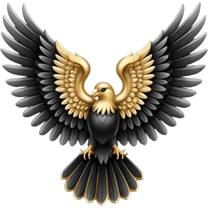 simple wing dark angel emoji