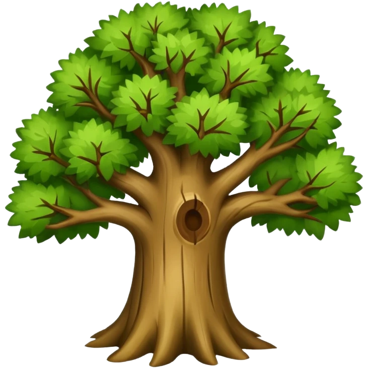 single big Tree with branches  emoji