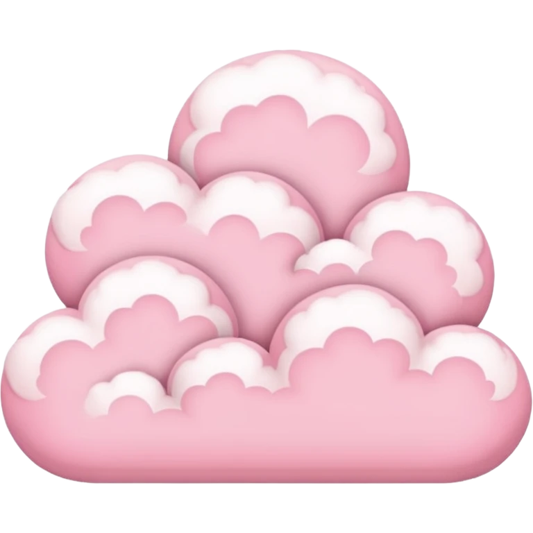 pastel pink cloud scenery  emoji