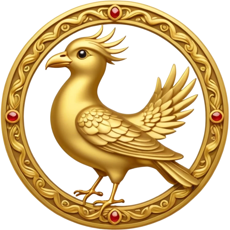 Zoroastrian bird symbol emoji