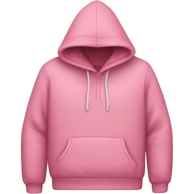 Pink hoddie emoji